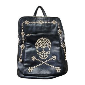 Women's Skull & Crossbones Rhinestones Backpack Bag